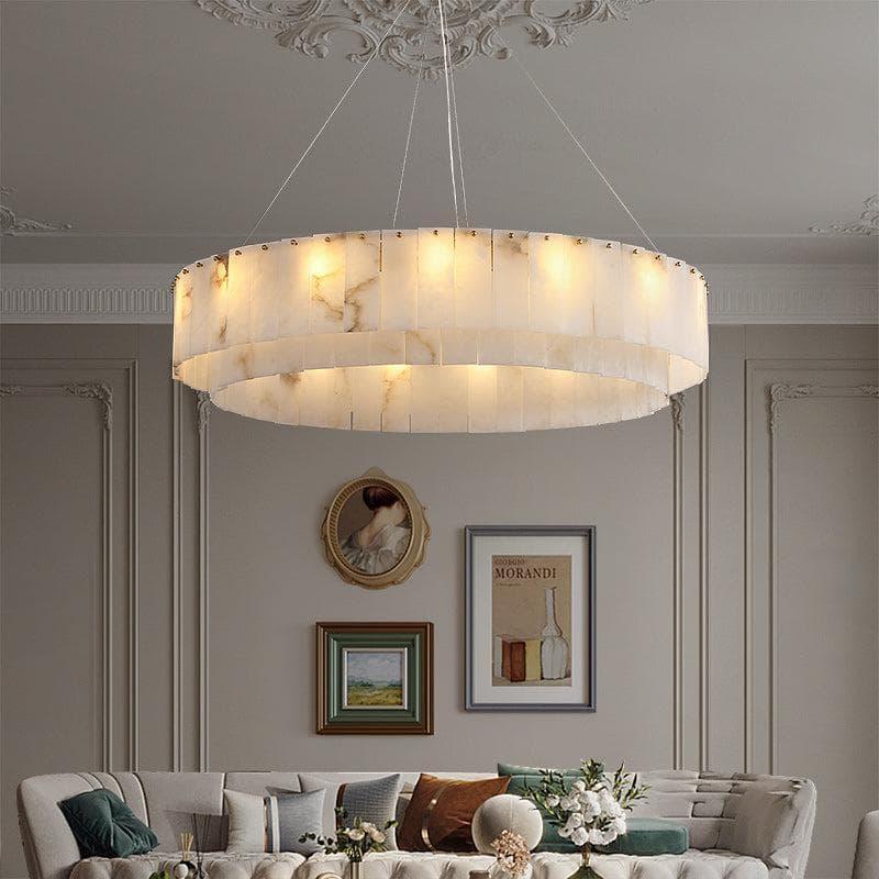 Rock Alabaster Chandelier