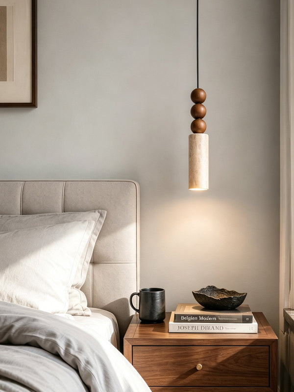 Rosary Bead Pendant Lamp