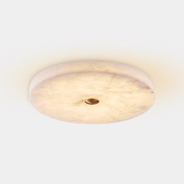 Round Ceiling Light Flush Mount Marble LED