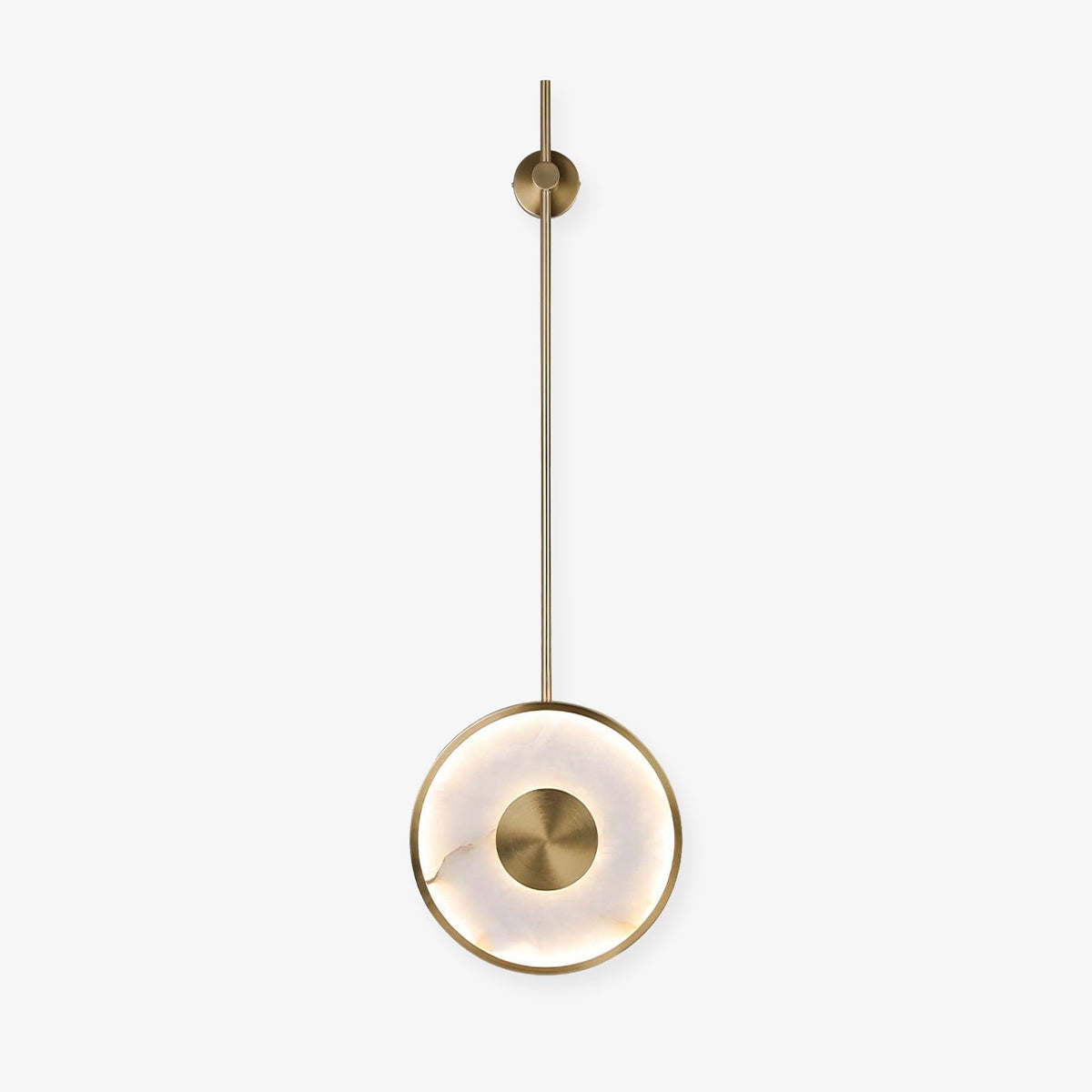 Alabaster Modern Round Strip Wall Lamp