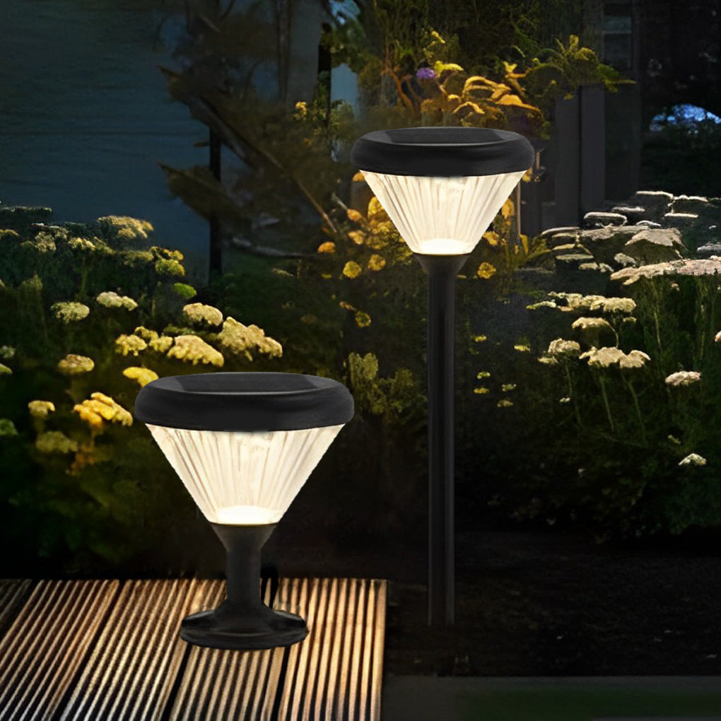 Soriena Round Solar LED Lampshade Outdoor Lights