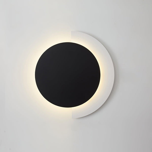 Rounded Abstract Art Sconce