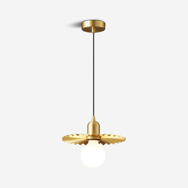 Contemporary Metal Dome Pendant Light