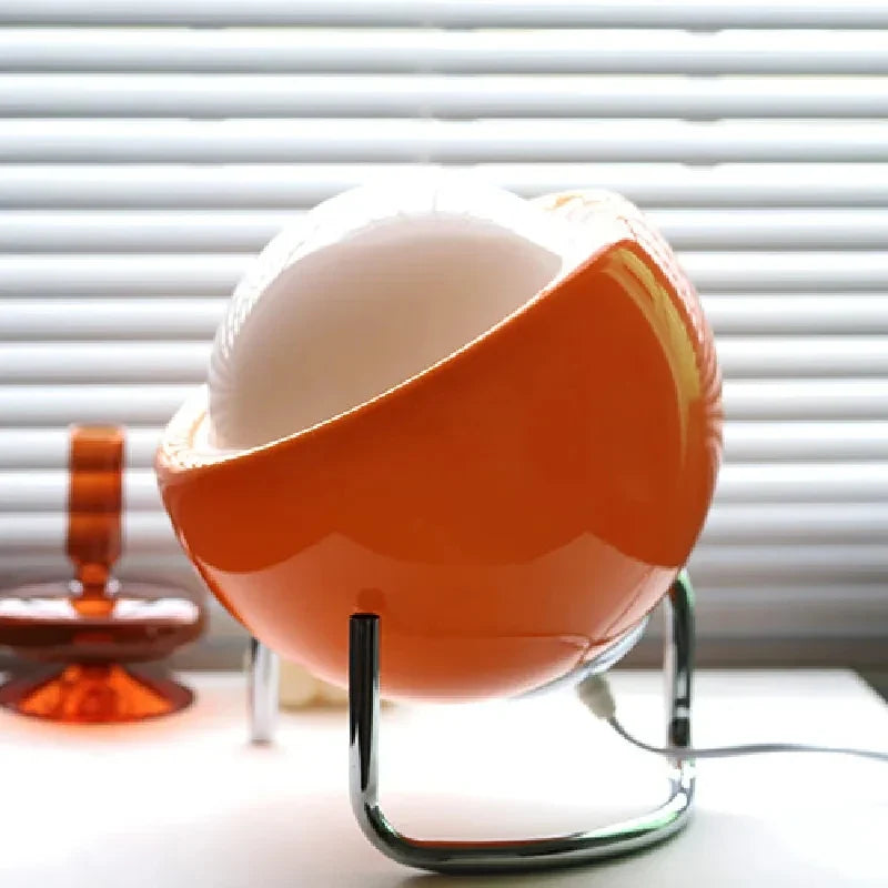 Retro Bauhaus Spherical Glass Table Lamp