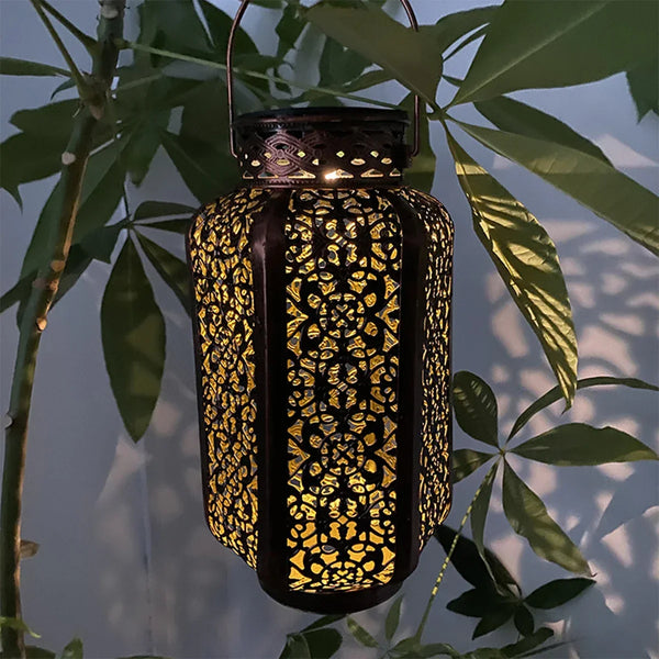 IP44 Outdoor Solar Lantern Lights Decorative Garden Lights for Patio Yard Pathway