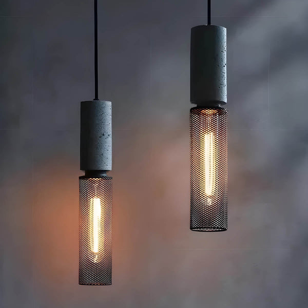 Modern Iron Grey Hanging Light Pendant Lampshade