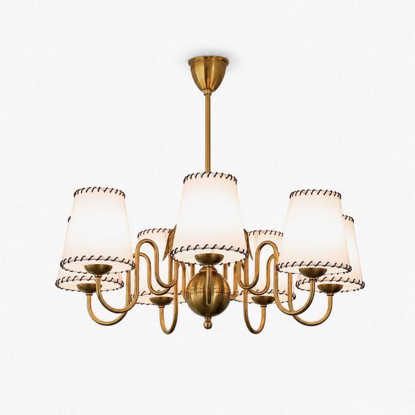 Scalloped Shade Chandelier