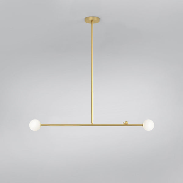 Zaveniel Brass Glass Pendant Lamp