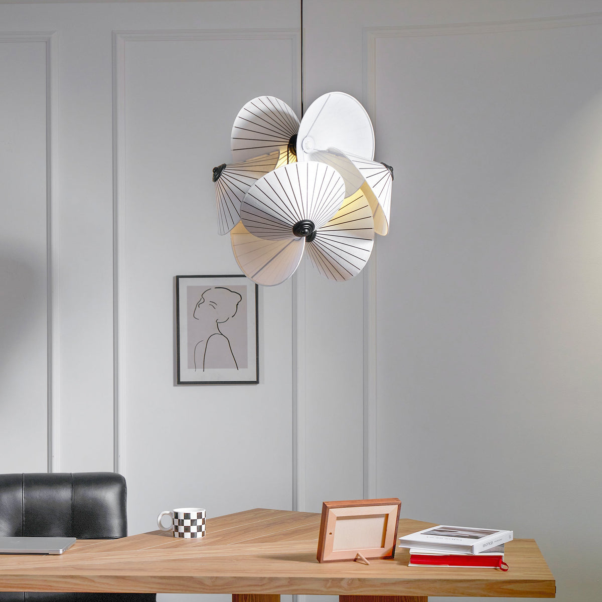 Zerinarae Floral Fabric Pendant Light