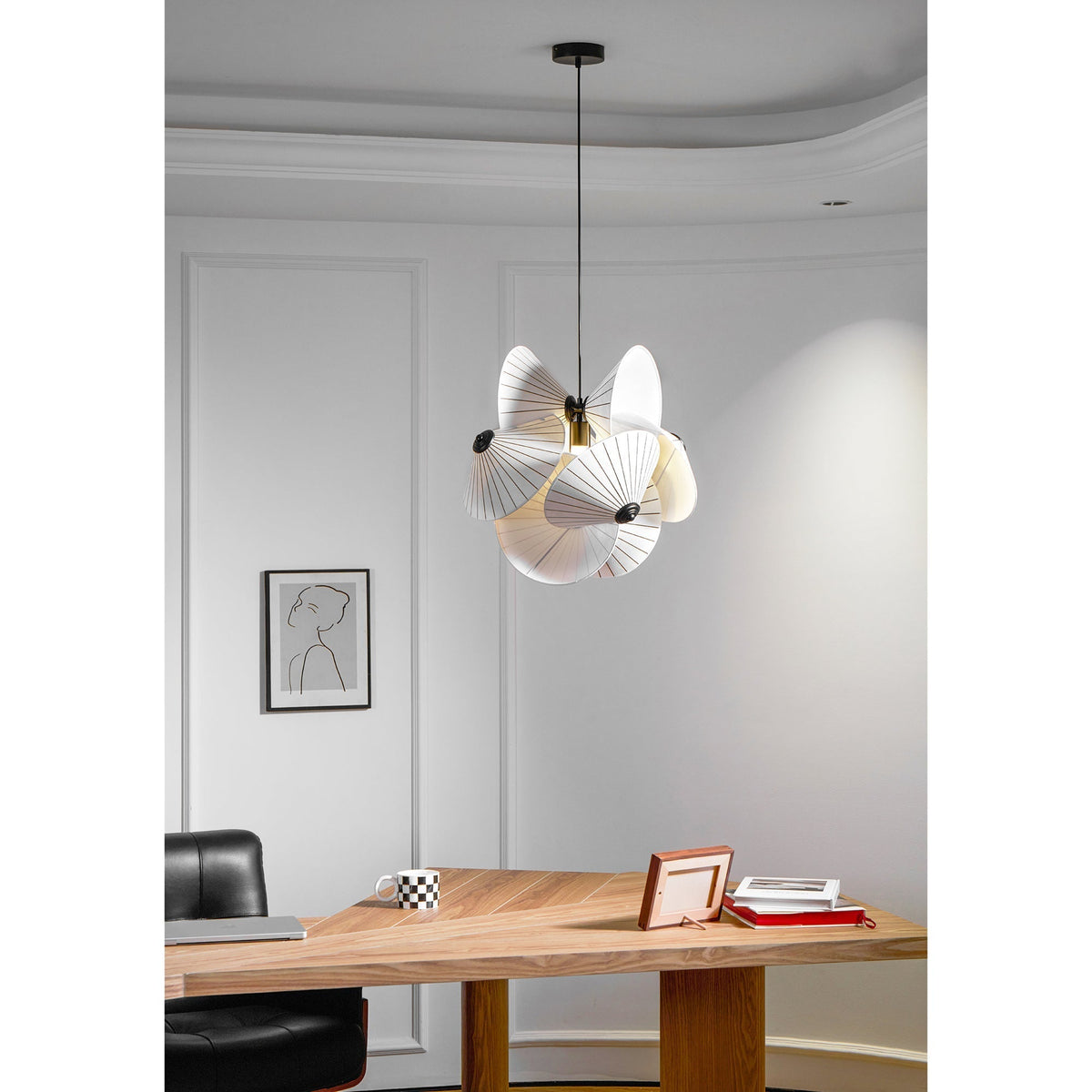 Zerinarae Floral Fabric Pendant Light