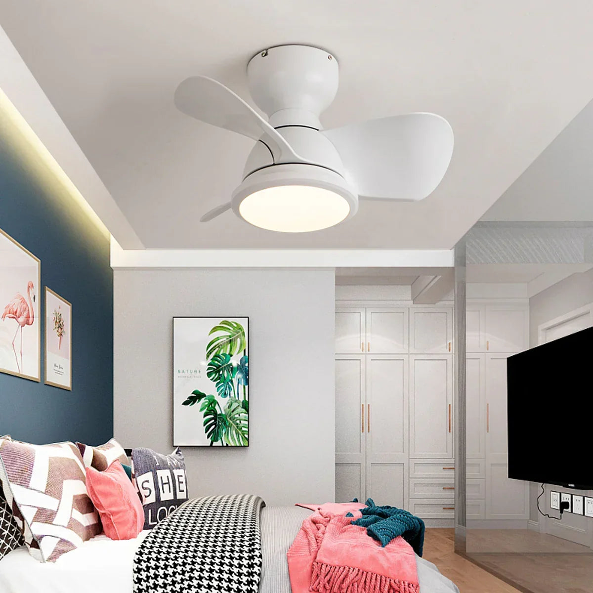 Seyfi Three Leaves Ceiling Fan Light