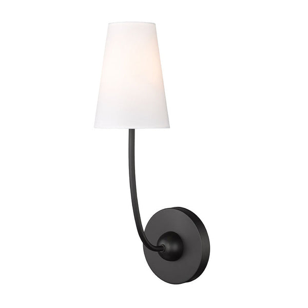 Aldoren Vintage Brass Fabric Wall Lamp
