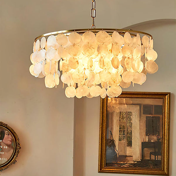 Shell Wind Chime Chandelier