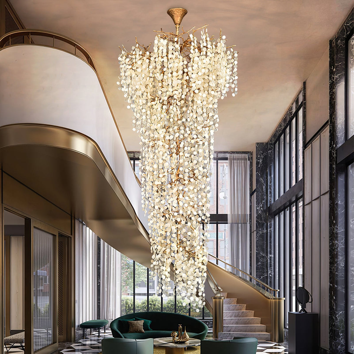 Gingko Chandelier F