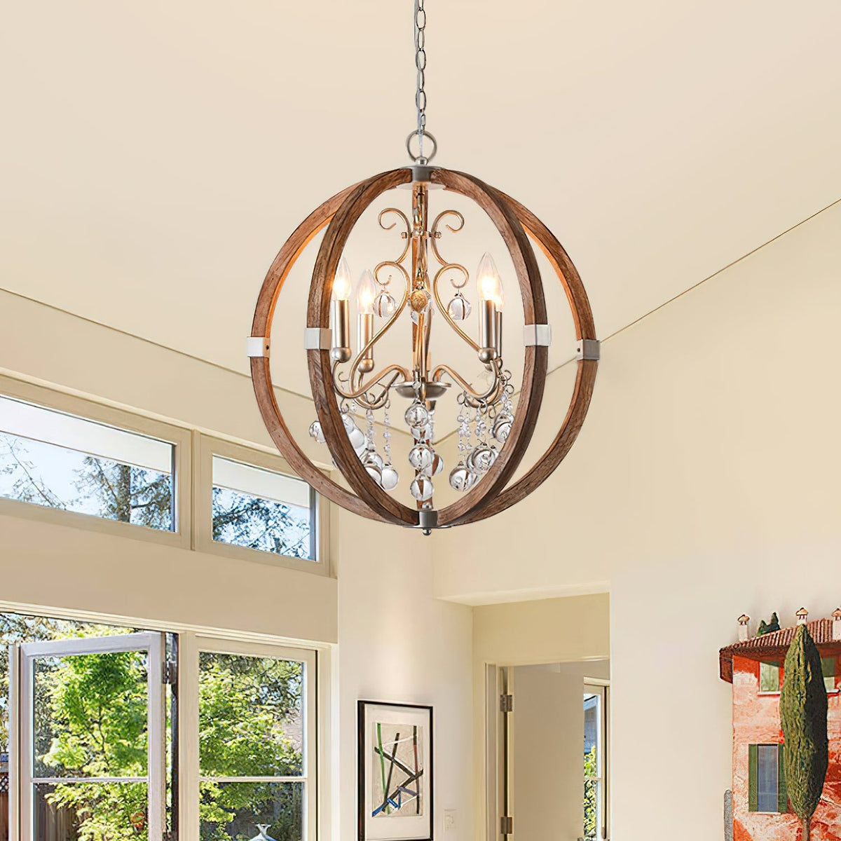 Oltheyra Elegance Wooden Pendant Lamp