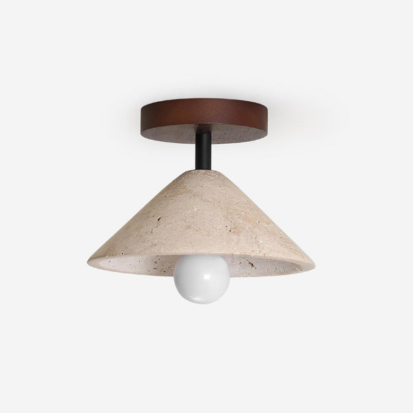 Valorian Travertine Ceiling Lamp
