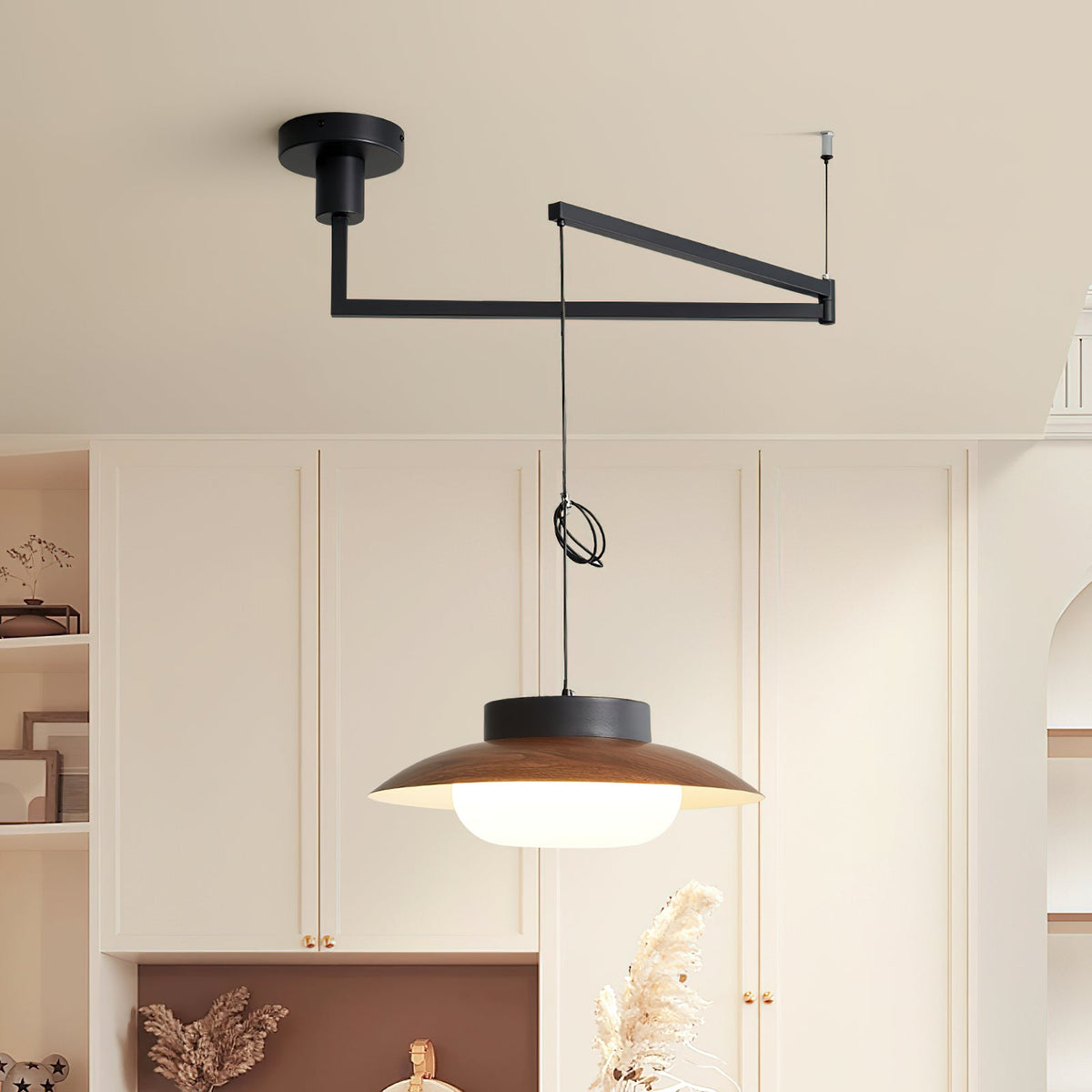 Teriivise Swing Arm Pendant Lamp