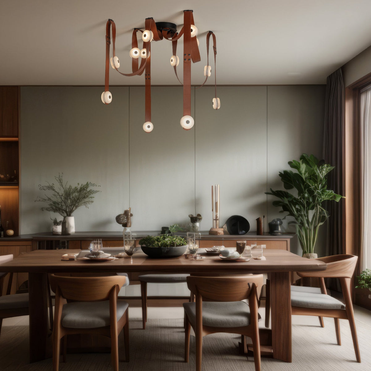 Snaps Alabaster LED Chandelier
