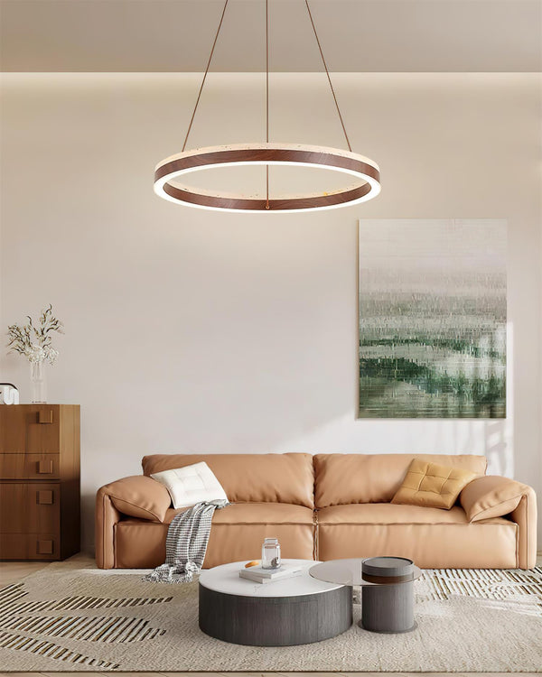 Ritta Chandelier Travertine Geometry Ring