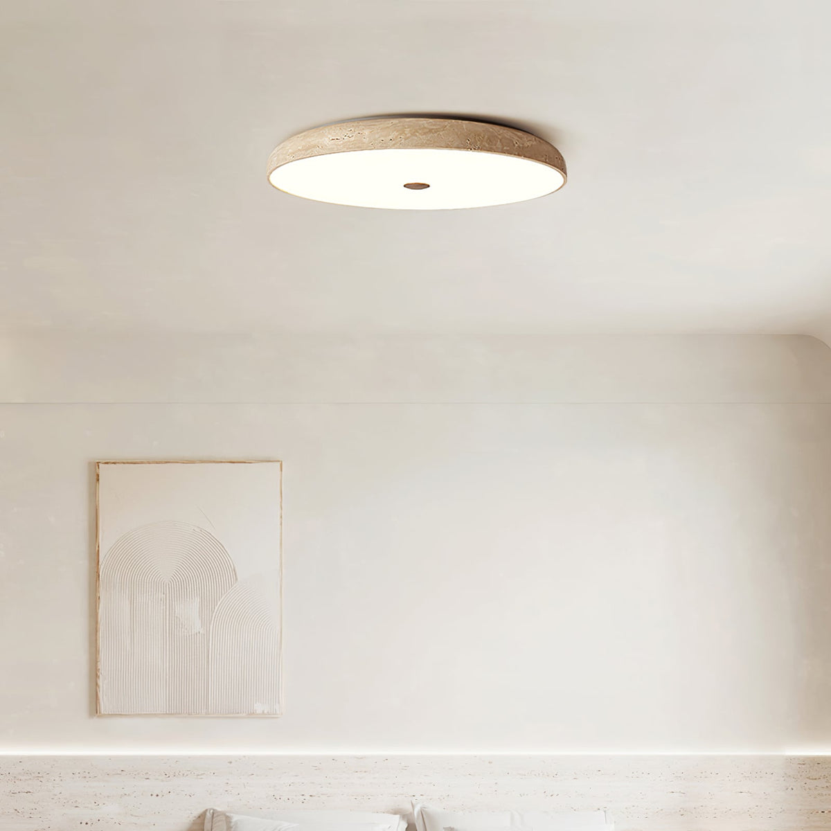 Solaro Travertine Ceiling Lamp
