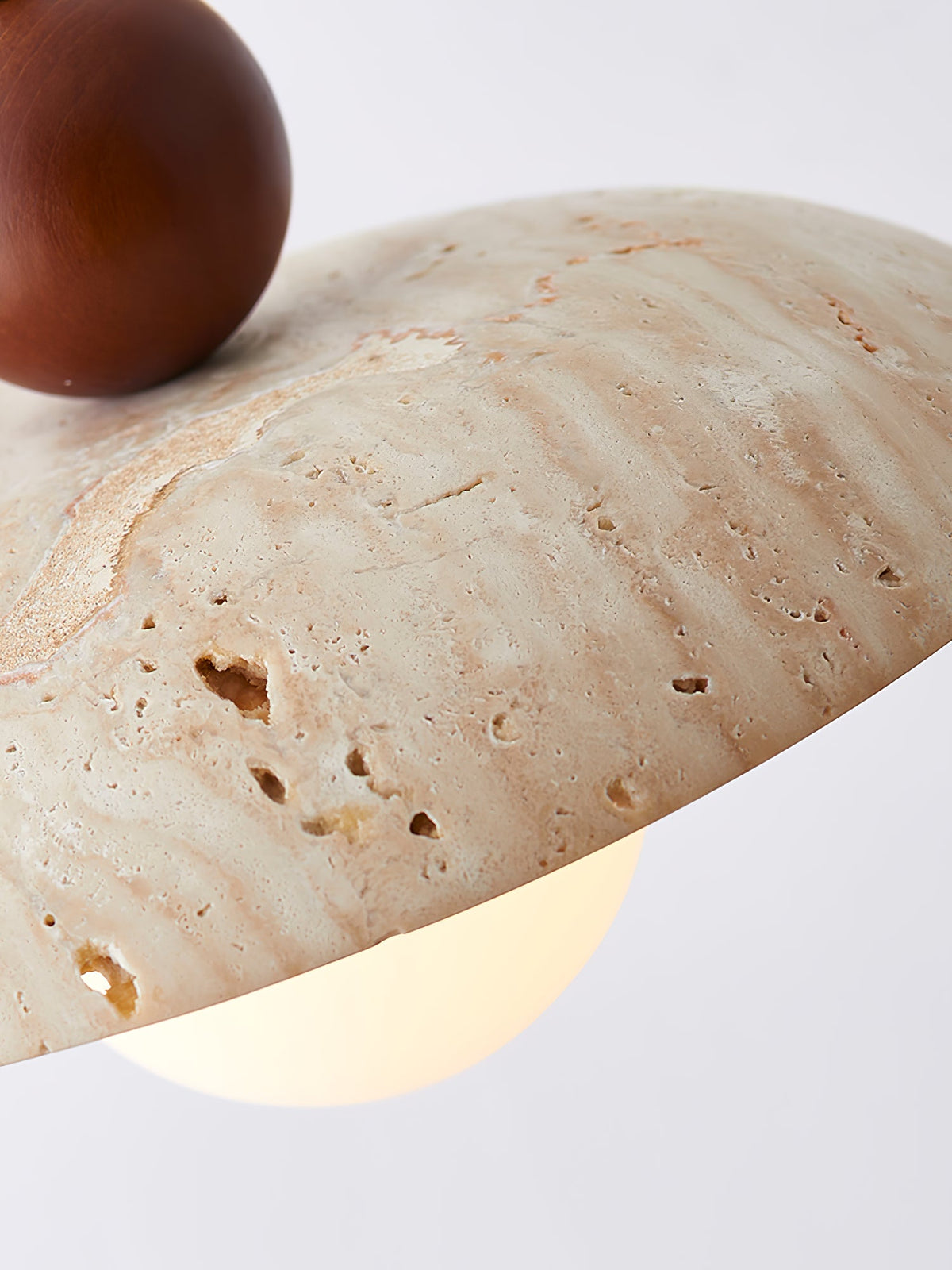 Soluna Travertine Pendant Light