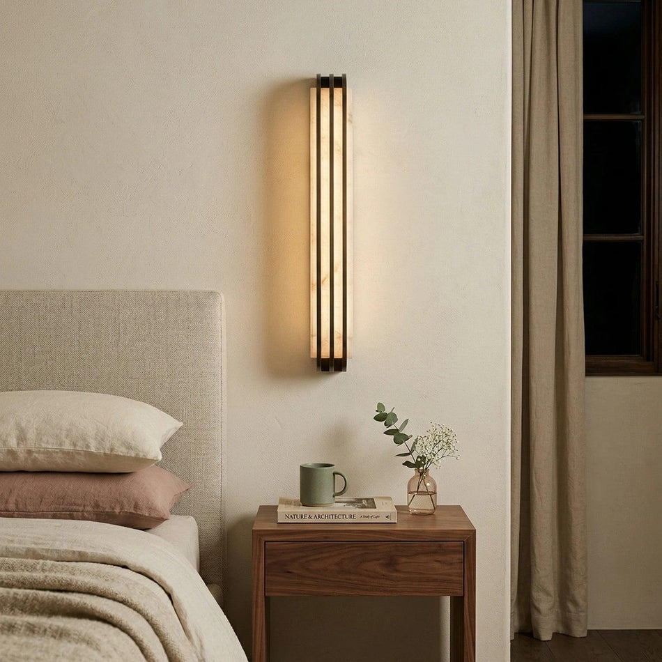 Norix Alabaster Frame Wall Light