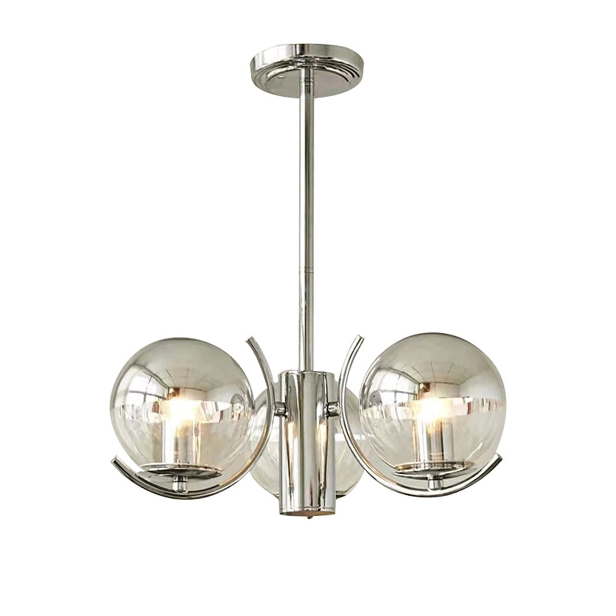 Space Ball Glass Chandelier