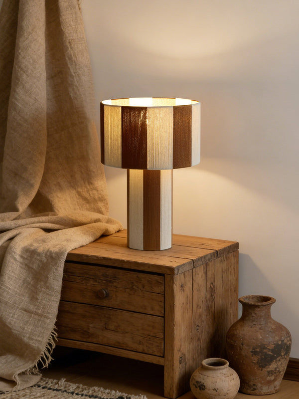 Spool Cotton Thread Table Lamp
