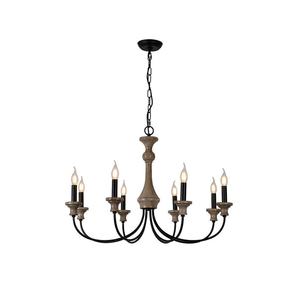 Zatheora Vintage Stardust Wooden Chandelier