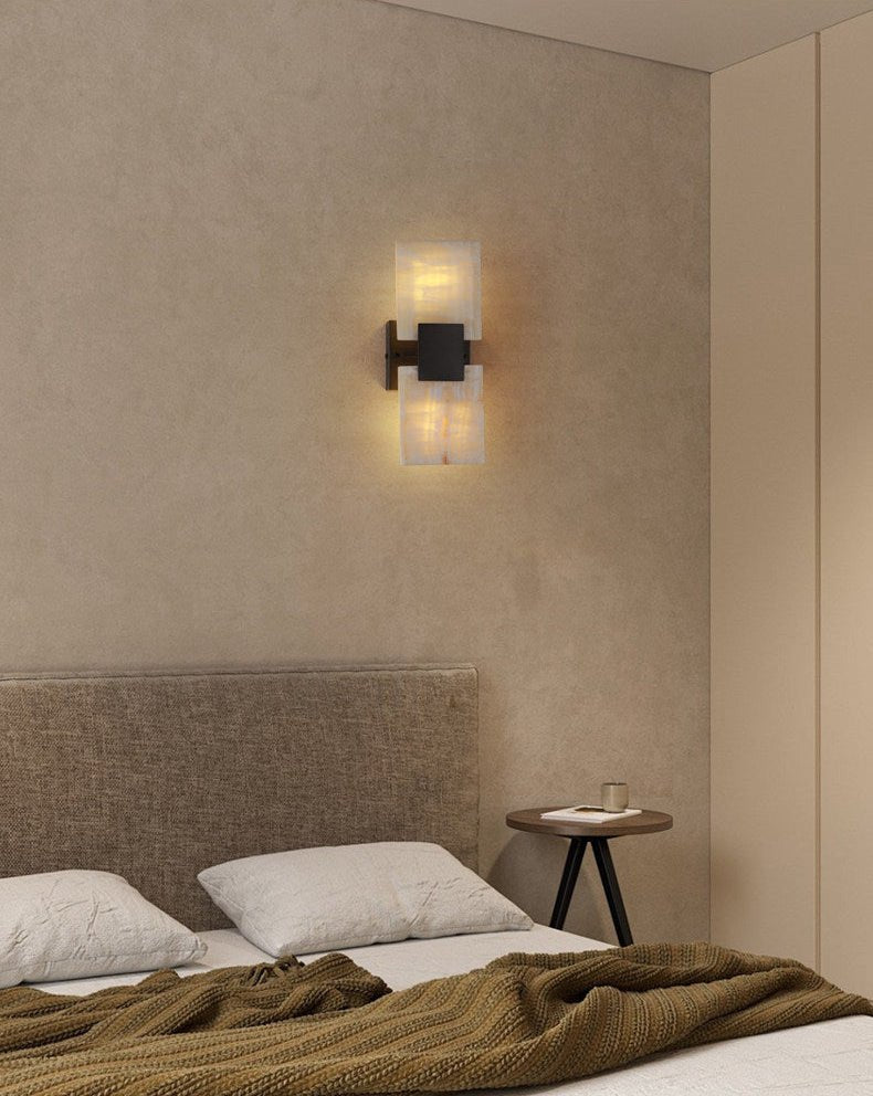 Strata Shift Jade Wall Lamp