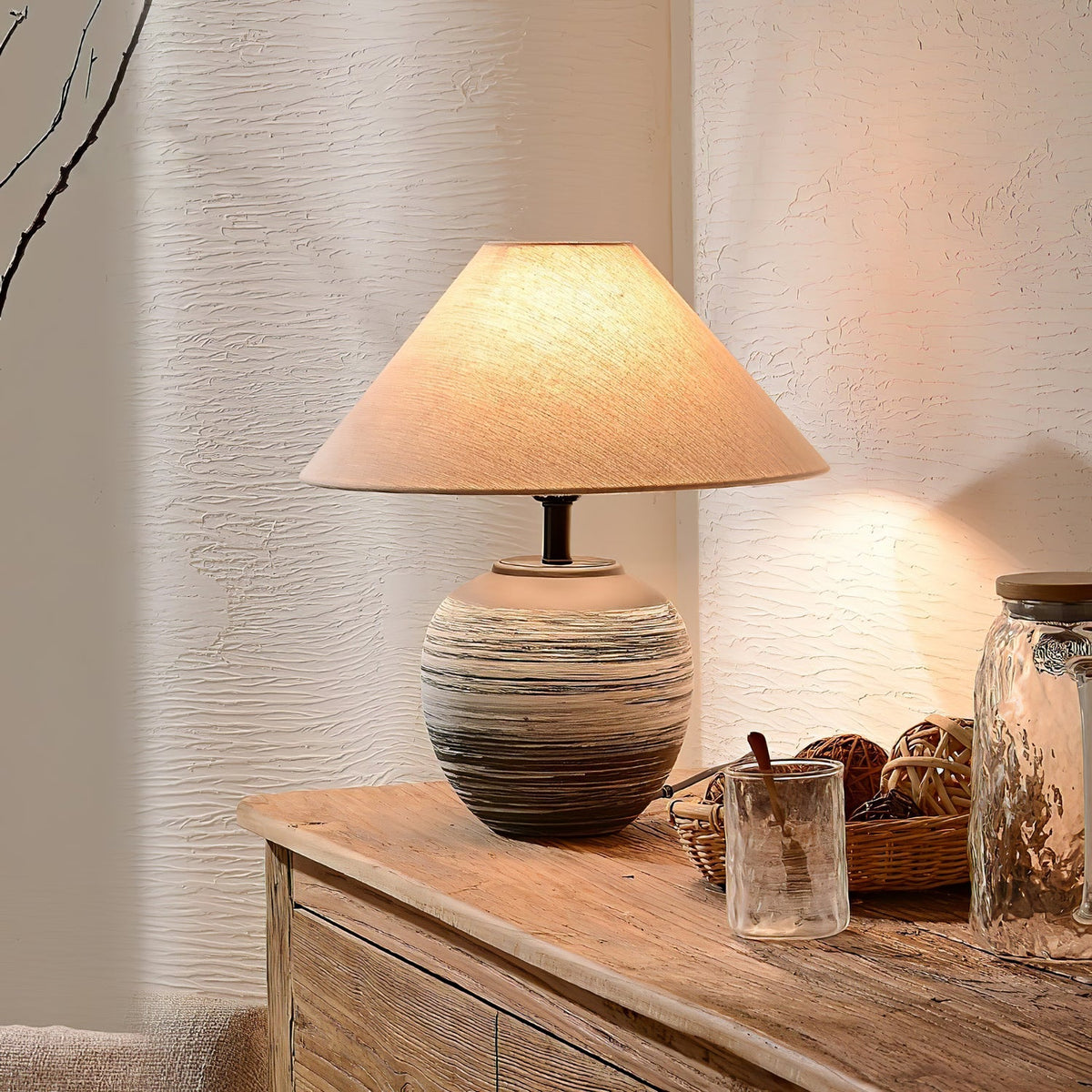 Strata Ceramic Table Lamp