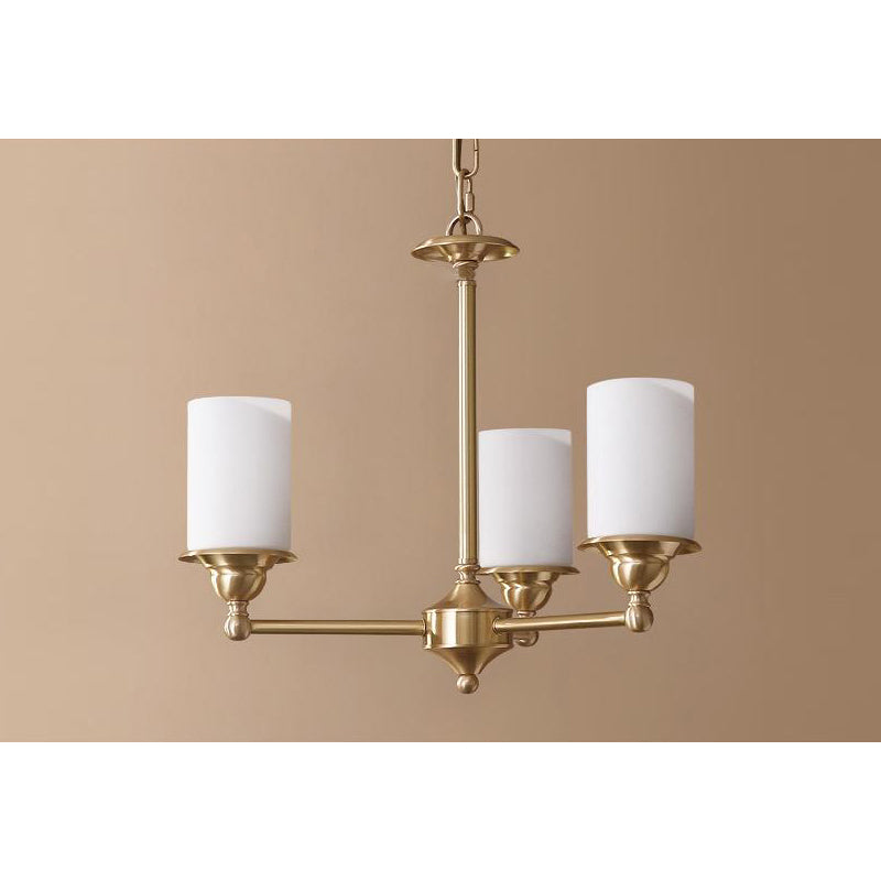 Idorara Postmodern Luxury Brass Glass Chandelier