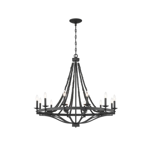 Isoren Vintage Industrial Wooden Chandelier