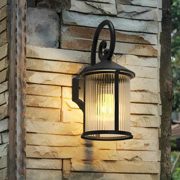 Viraivella Striped Retro Outdoor Wall Lights