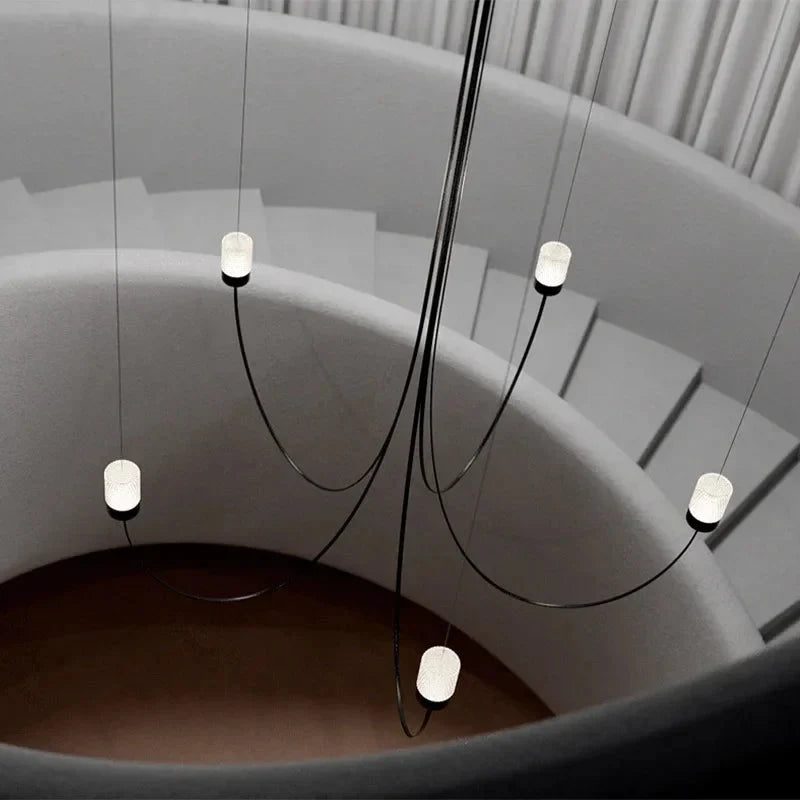 Suri Black Modern Chandelier