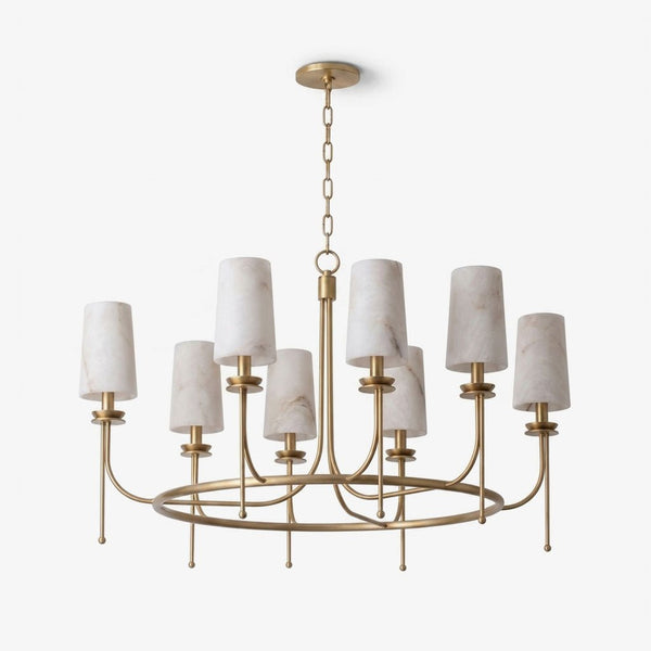 Sutton Alabaster Ring Chandelier
