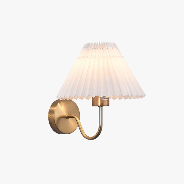 Kristy Nordic Vintage Indoor Wall Lamp Brass Bedroom