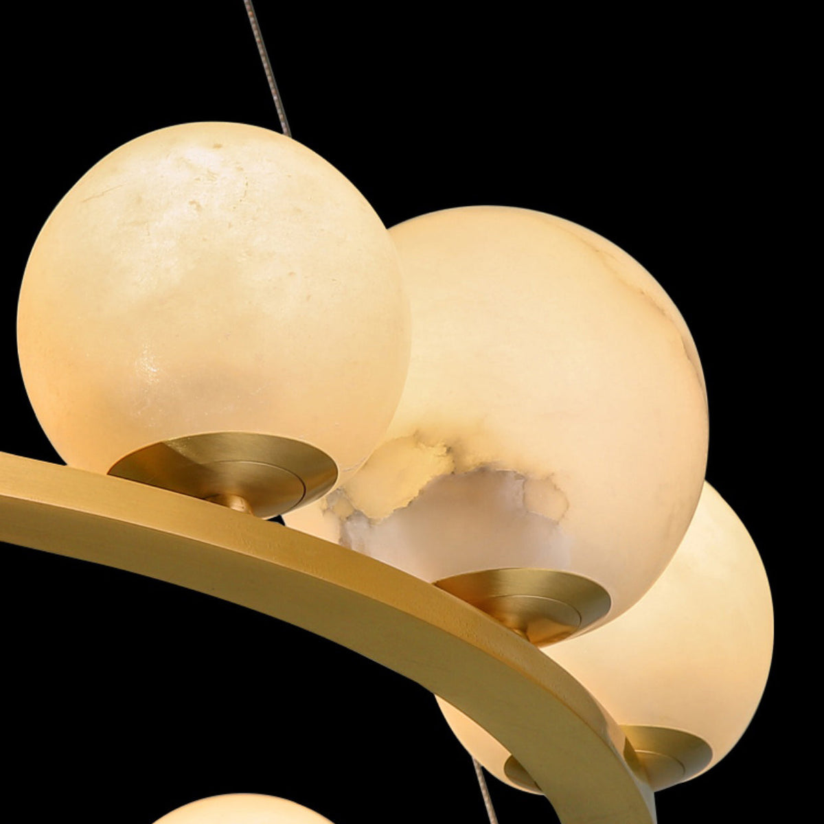 Ulmaran Nordi Art Alabaster Chandelier
