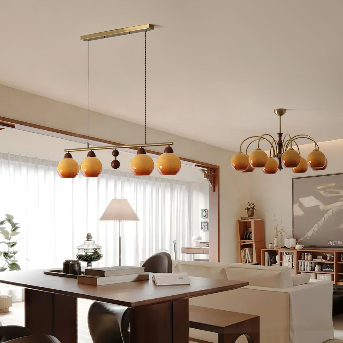 Lioruella Hand-blown Glass Chandelier