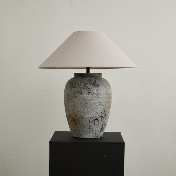 Tavira Aged Stone Table Lamp