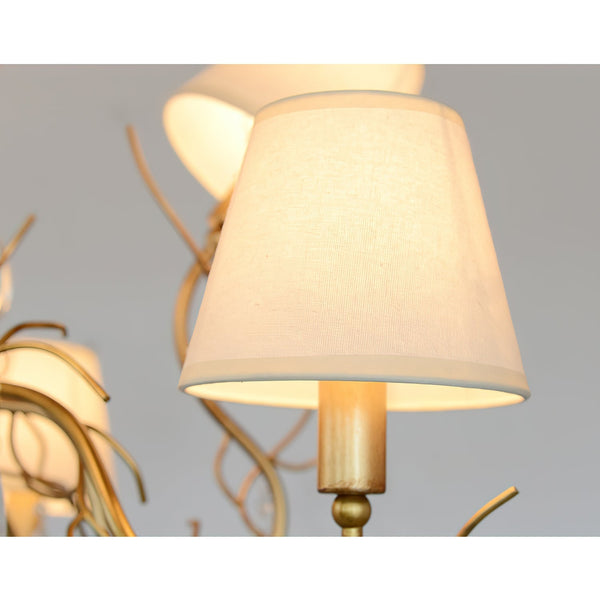 Olsolan Postmodern Luxury Fabric Crystal Chandelier
