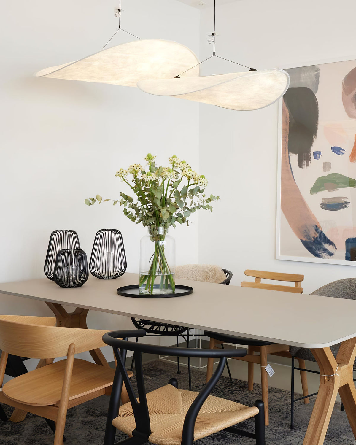 Twist Pendant Contemporary Swag Light