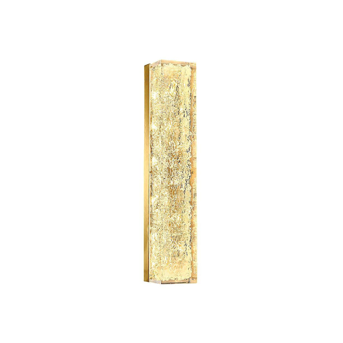Travertine Stein Lange Long Strip Wall Sconce