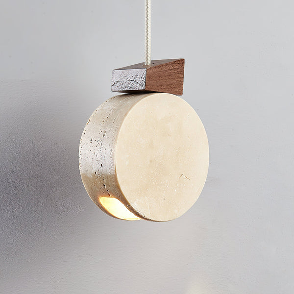 Tavaielle Pendant Light Geometry Travertine