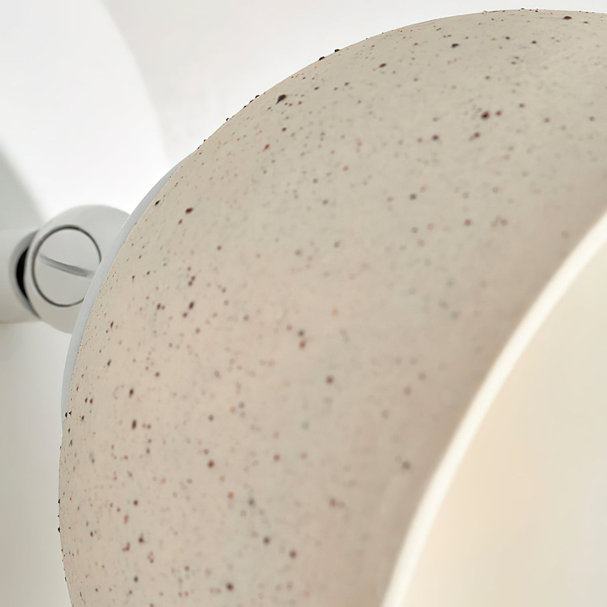 Ellorus Surface Glass Travertine Wall Lamp