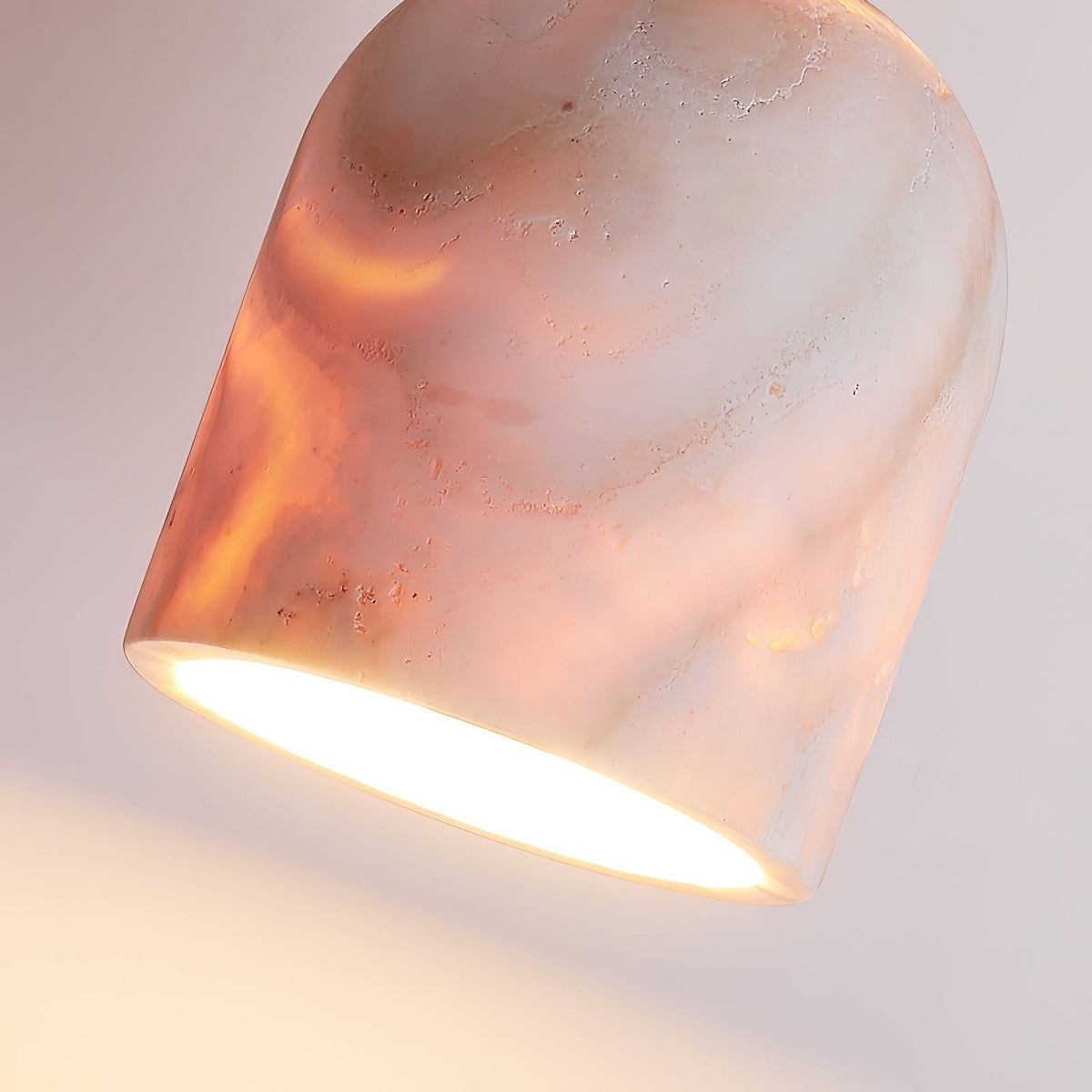 Vezorus Cone Travertine Ceiling Lamp