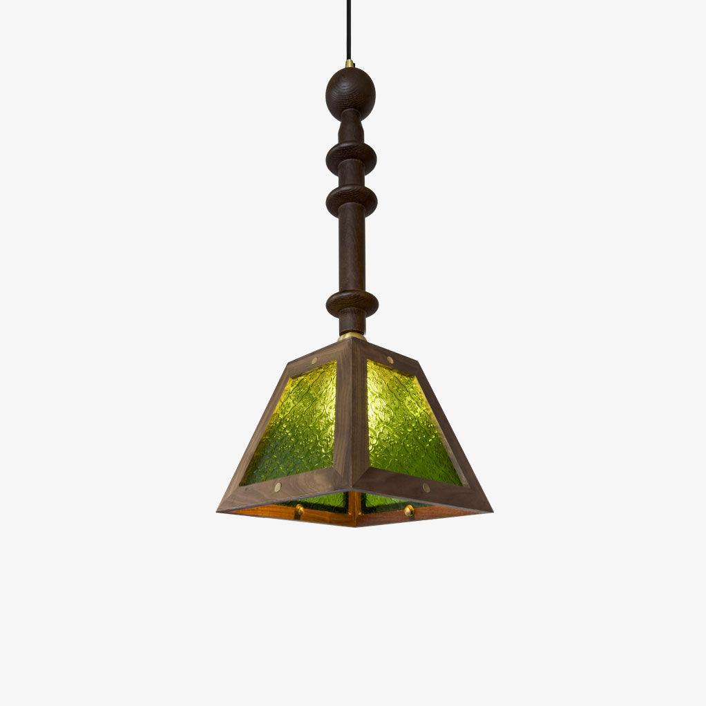 Timber Glass Pendant Light