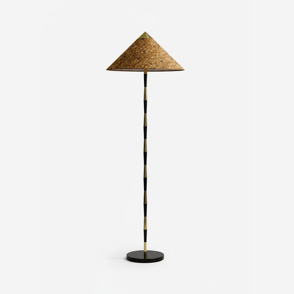 Burlwood Floor Lamp