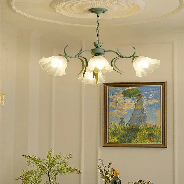 Tina Green French Style Flower Chandelier