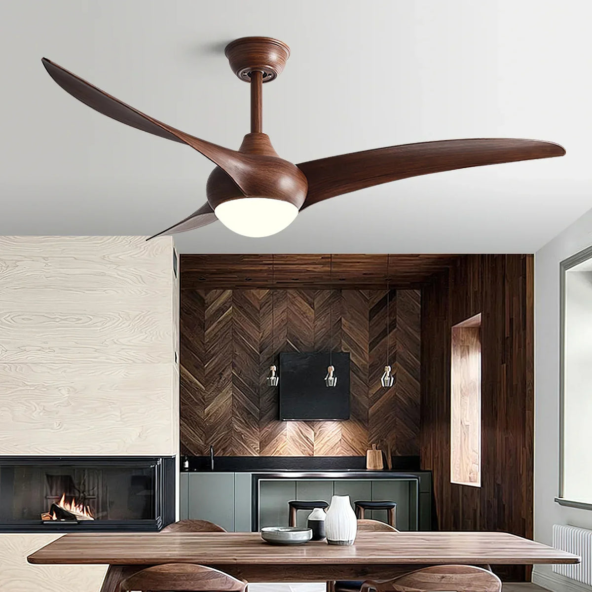 Streamlined Traditional Ceiling Fan Light